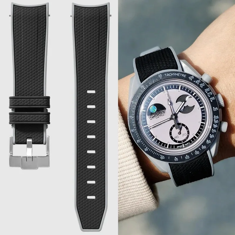 Omega Watch Speedmaster - Cinturino con estremità curva per Omega