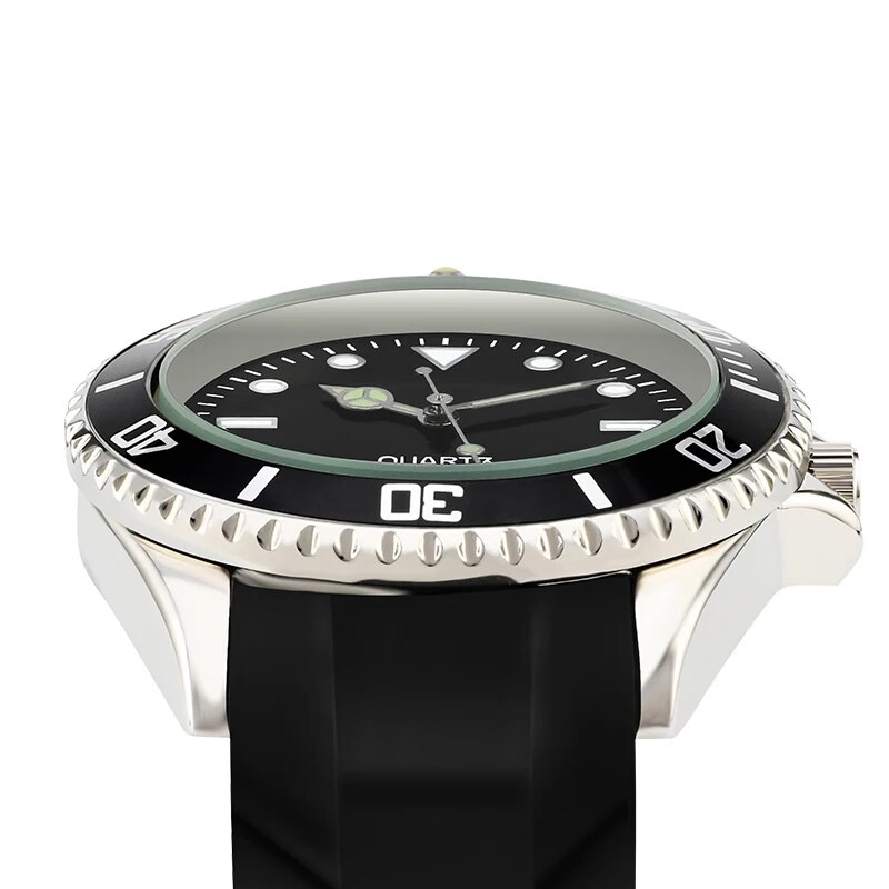 Suede Strap Watch - Movimento giapponese senza logo 40 mm