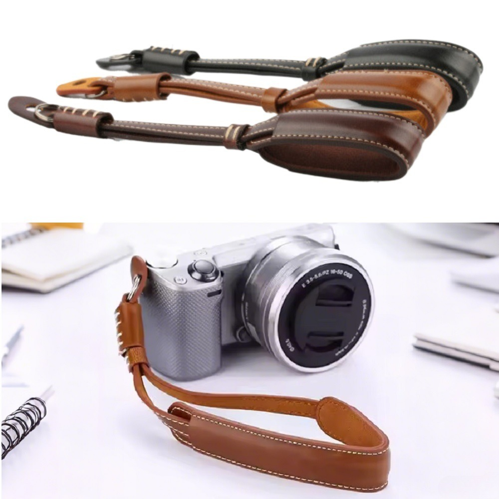 Leather Strap Quick Release - Cinturino da polso per fotocamera a