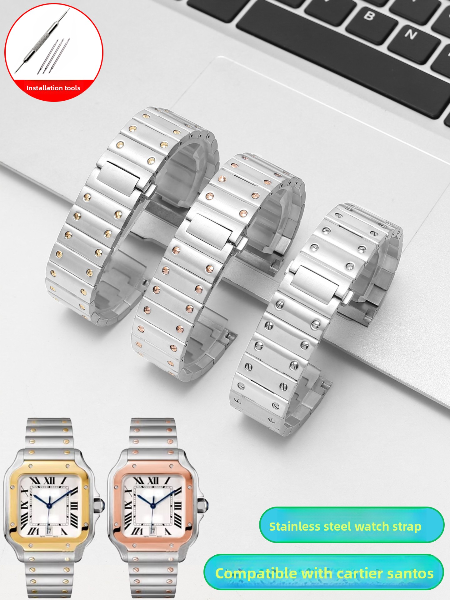 Cartier Watch Santos - Adatto per orologi Cartier Santos serie