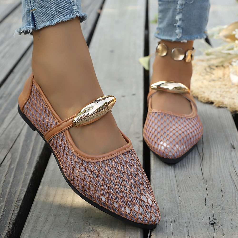 Scarpe Basse da Donna in Rete  - Mesh Strap Metal recensione e prezzo