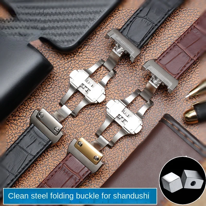 Cinturino in vera pelle per Ca - Cartier Watch Santos recensione e prezzo