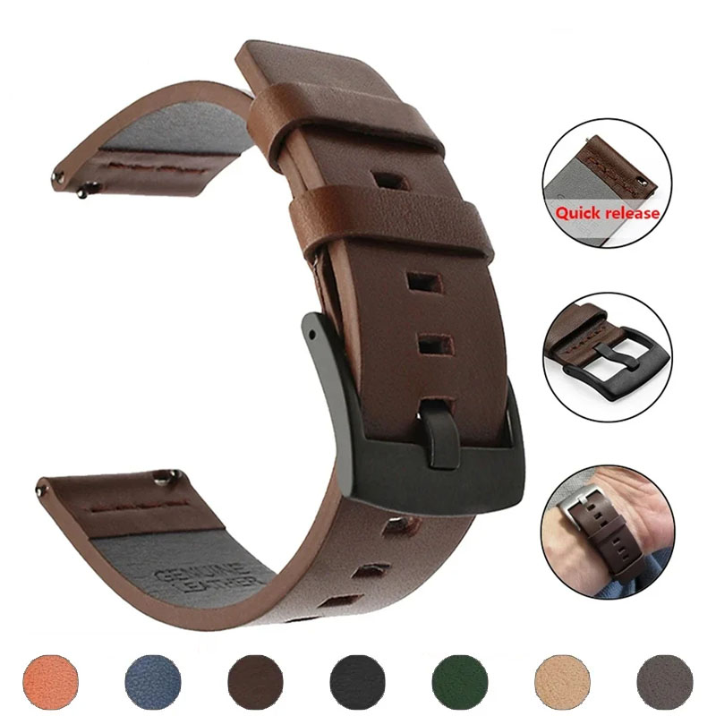 Cinturino per orologio da 20mm - Leather Strap Quick Release recensione e prezzo