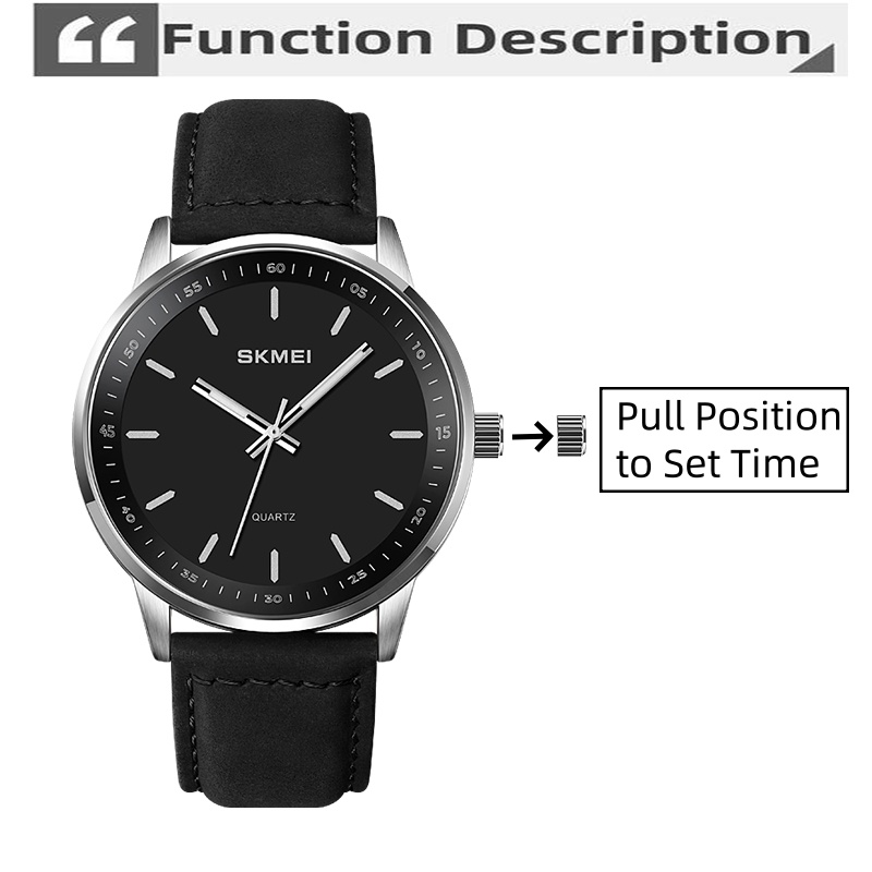 Skmei orologi al quarzo di mar - Suede Strap Watch recensione e prezzo